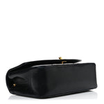 Lambskin Quilted Small Single Flap Black