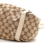 Monogram Medium Abbey Shoulder Bag Off White