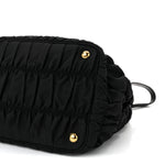 Tessuto Nylon Gaufre Tote Black