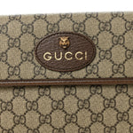 GG Supreme Monogram Neo Vintage Web Belt Bag Brown