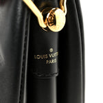 Lambskin Embossed Monogram Coussin PM Black