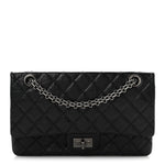 Aged Calfskin Quilted 2.55 Reissue 225 Flap Black
