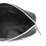 Canvas Web Slim Belt Bag Black
