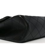Aged Calfskin Quilted 2.55 Reissue 226 Flap Black