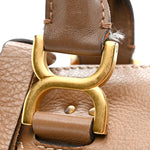Calfskin Medium Marcie Satchel Nut