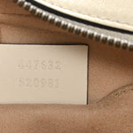 Calfskin Matelasse Small GG Marmont Chain Shoulder Bag White