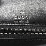X GUCCI Canvas Boarded Plutone Calfskin Flora Logo Print Small Hourglass Top Handle Bag White Multicolor Black