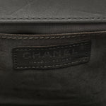 Lambskin Chevron Quilted Medium Boy Flap Grey