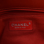 Caviar Quilted Medium Coco Handle Flap Dark Red