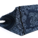 Canvas Embroidered Medium Dioriviera Toile De Jouy Book Tote Blue Black