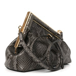 Snakeskin Small Fendi First Dark Grey