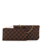 Damier Ebene Pochette Felicie Chain Wallet