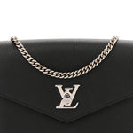 Soft Calfskin My Lockme Chain Pochette Black