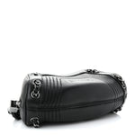 Lambskin Lax Small Tassel Shoulder Bag Black