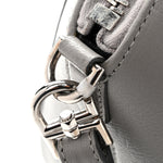 Sugar Goatskin Mini Antigona Pearl Grey