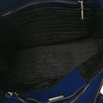 Saffiano Cuir Medium Double Handle Tote Bluette