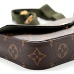 Monogram Felicie Strap & Go Kaki