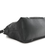 Nylon Monogram Medium GG Charm Dome Satchel Black