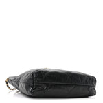 Shiny Calfskin Quilted Small Chanel 22 Black