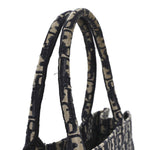 Oblique Large Book Tote Blue Multicolor