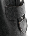 Drummed Calfskin Micro Luggage Black