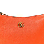 Goatskin Mini Aphrodite Shoulder Bag Orange