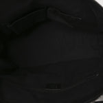 Nylon Monogram Medium GG Charm Dome Satchel Black