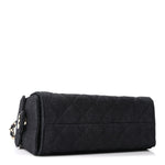 Denim Quilted Mini Chanel 25 Handbag Dark Blue
