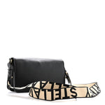 Eco Alter Nappa Perforated Logo Mini Crossbody Bag Black