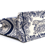 Canvas Embroidered Large Dioriviera Toile De Jouy Book Tote Blue