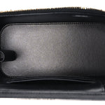 Tweed Pearl Crush Small Vanity Case With Chain  Black White