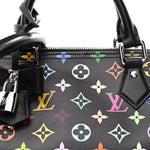 LV X TM Monogram Multicolor Speedy Soft 30 Black