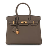 Togo BIRKIN 30 Gris Asphalte
