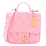 Caviar School Memory Mini Top Handle Flap Light Pink