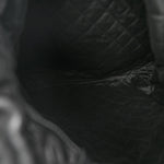 Shiny Calfskin Quilted Chanel 22 Backpack So Black