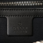 Soft GG Supreme Monogram Web Belt Bag Black Grey