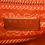 Tessuto Nylon Saffiano Crossbody Bag Papaya