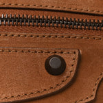 Suede Calfskin Classic Hardware Medium Le City Camel