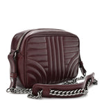 Soft Calfskin Impunture Diagramme Small Camera Bag Granato