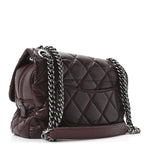 Aged Calfskin Medium New Portobello Flap Burgundy