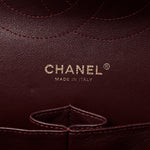Lambskin Quilted Jumbo Double Flap Black