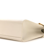 Smooth Calfskin Manhattan Shoulder Bag Crema Soft