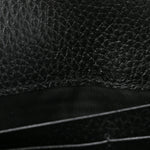 Dollar Calfskin GG Supreme Monogram Petite GG Marmont Wallet Chain Bag Black Beige Ebony