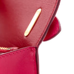 Smooth Calfskin Aileen Gancio Lock Shoulder Bag Pink