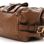 Calfskin Paddington Front Pocket Tote Muscade