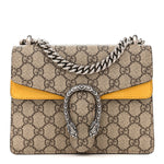 GG Supreme Monogram Mini Dionysus Shoulder Bag Yellow