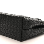Nappa Intrecciato Medium Andiamo Shoulder Bag Black