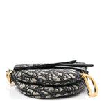 Oblique Saddle Bag Blue