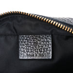 Pebbled Calfskin Small Soho Disco Bag Black