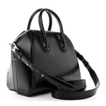 Shiny Lord Calfskin Mini Antigona Black